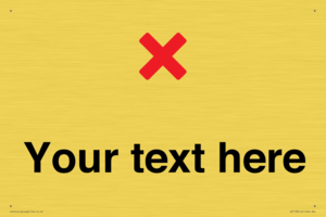 Custom plain background, red cross sign